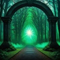 magical portal in