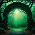 magical portal in