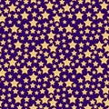 Magical star sky seamless pattern vector