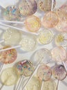 Magical Stars and Sprinkles Fairy Lollipops Assortment Royalty Free Stock Photo