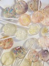 Magical Stars and Sprinkles Fairy Lollipops Assortment Royalty Free Stock Photo