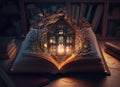 Magical storybook illustration Royalty Free Stock Photo