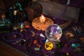 Magical stuff, old magic concept, spells and prediction Royalty Free Stock Photo