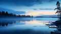 Magical Sunrise: Tranquil Clouds Over Lake In Uhd By Tyko Sallinen