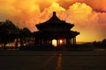 Magical sunset, the Summer Palace, Beijing, China Royalty Free Stock Photo