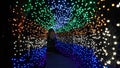 Magical Tunnel of Lights Royalty Free Stock Photo