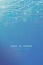 Magical underwater bubbles vertical template