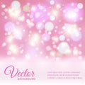 Magical vector background with colorful bokeh