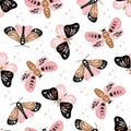 Magical vector seamless pattern