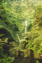 A magical waterfall of Madakaripura Waterfall