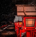 A Magical Winter Night at Kifune Shrine
