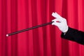 A Magician In A Black Suit Royalty Free Stock Photo