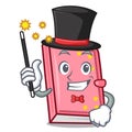 Magician diary mascot cartoon style