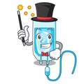 Magician infussion bottle mascot cartoon Royalty Free Stock Photo