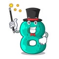 Magician number eight volume logo the mascot