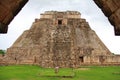 Mayan pyramids in Uxmal near merida yucatan mexico IV Royalty Free Stock Photo