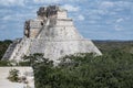 The Magician`s Pyramid-Uxmal -Mexico 156 Royalty Free Stock Photo