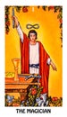 The Magician Tarot Card Major Arcana Rider Waite Smith Royalty Free Stock Photo