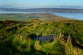 Magilligan point and Donegal from Binevinagh mountain Royalty Free Stock Photo