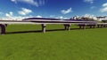 Maglev train Raster 9