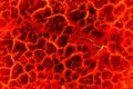 Magma Background, The red crack abstract for background. Royalty Free Stock Photo