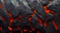 Magma rock abstract background. Generative ai design