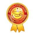 Magna Laude. Congratulations for graduation Royalty Free Stock Photo