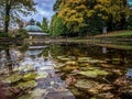 Magnesia Well Cafe and Boating Pond Valley Gardens Harrogate Autumn