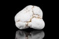 Magnesite Mineral, black with reflections, Magnesium carbonate Royalty Free Stock Photo