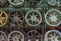 Magnesium alloy wheel Royalty Free Stock Photo