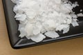 Magnesium chloride flakes -sea salt Royalty Free Stock Photo