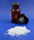 Magnesium chloride is an inorganic compound with the formula MgCl2. Royalty Free Stock Photo