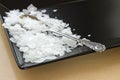 Magnesium Chloride, Nigari Flakes Royalty Free Stock Photo