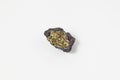 Olivine on white bakground Royalty Free Stock Photo