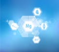 Magnesium. Scientific research Royalty Free Stock Photo