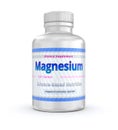 Magnesium vitamins Container. Dietary Supplement.