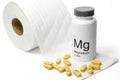 Magnesium vitamins for a healthy digestive system Royalty Free Stock Photo