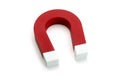 Magnet Horseshoe. Red color.