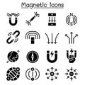 Magnet icon set