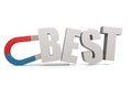 Magnet magnetizes the word best