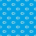 Magnet pattern seamless blue