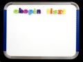 Magnetic Board - chopin liszt Royalty Free Stock Photo