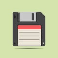 Magnetic floppy disc icon Royalty Free Stock Photo