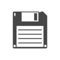 Magnetic floppy disc icon Royalty Free Stock Photo