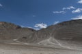 Magnetic hill in Leh, ladakh, India, Asia Royalty Free Stock Photo