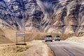 Magnetic Hill , leh, Ladakh, Jammu and Kashmir, India Royalty Free Stock Photo