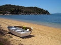 Magnetic Island Sourthen Beach Rowing Boats Royalty Free Stock Photo