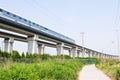 Magnetic levitation train