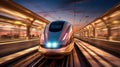 A magnetic levitation train, High-speed rail Royalty Free Stock Photo