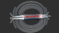 Magnetic lines of force